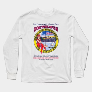 1910 Chicago & South Haven Steamship Company Long Sleeve T-Shirt